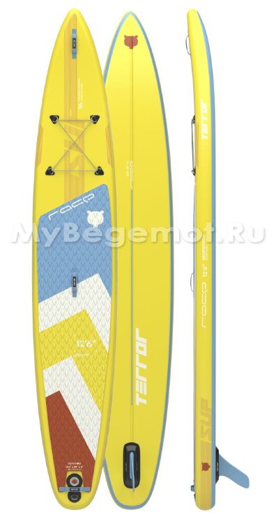 Надувная доска TERRO RACE 12’6 SUPBOARD /  ELECTRIC YELLOW