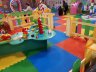 Мягкий пол, коврики-пазлы 100х100x1 см, зеленый